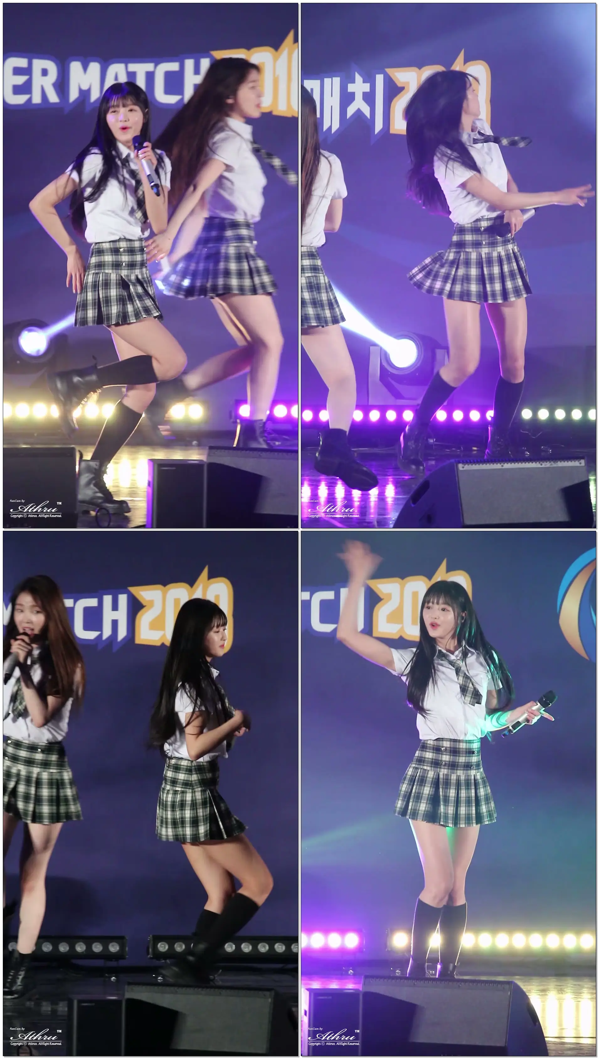 180408 OH MY GIRL(오마이걸) 유아 YooA +A-ing (내 얘길 들어봐) 직캠 FanCam @한국-태국 여자배구 올스타매치 by Athrun
