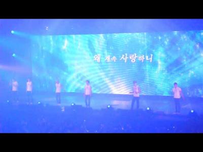 [2PM]콘서트, 멤버들이울어