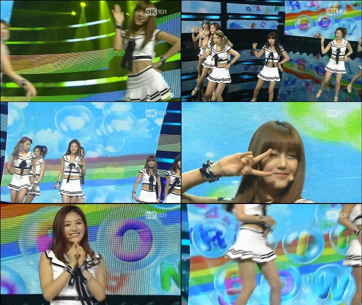 [130623 SBS Inkigayo] 130623 Rainbow - Sunshine