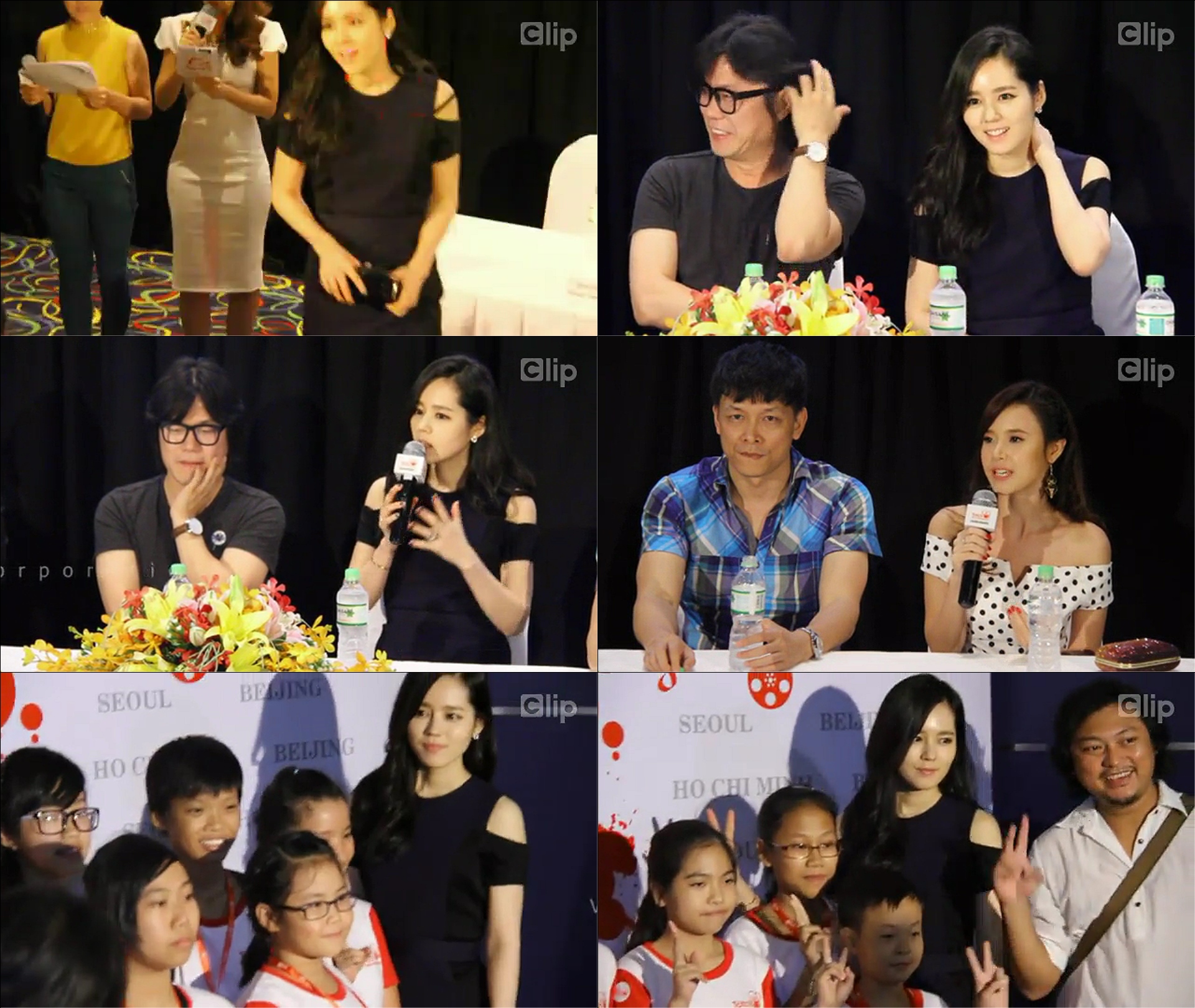 한가인 Press conference in Vietnam